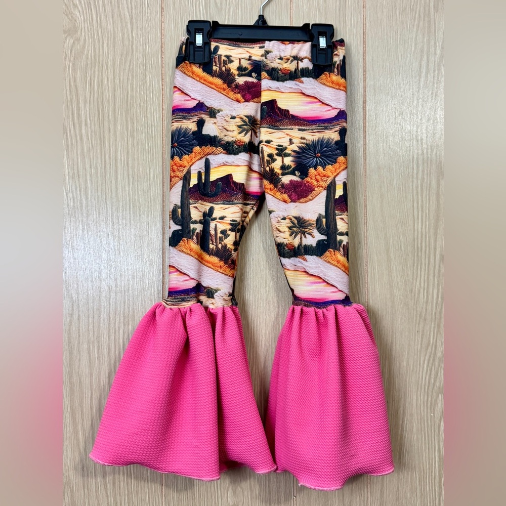 Little Southern Swag Desert Cactus bell bottoms
